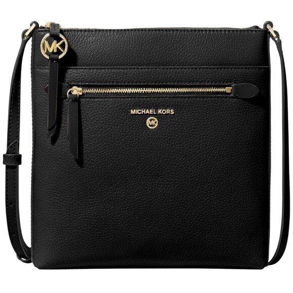 Michael Kors Jet Set Charm Leather Small North South Flat Crossbody Bag - Picture 1 of 5